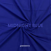 Plain Georgette - Midnight Blue #5